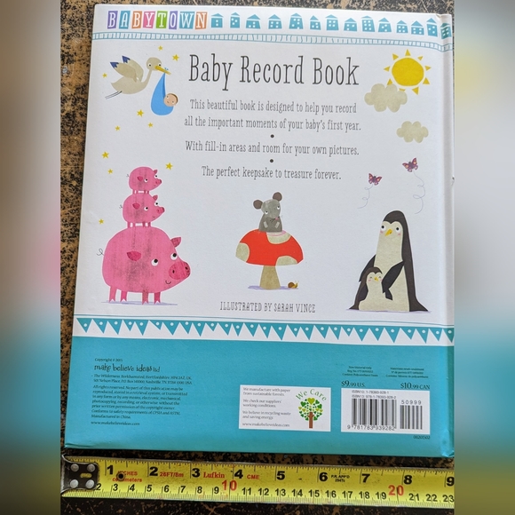 Baby Record Book - Hardcover baby keepsake book - Picture 5 of 14